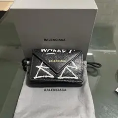 バレンシアガ グラフィティ ペーパーミニウォレット ミニ財布