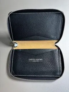 お値下げ。美品！UNITED ARROWS 紺色レザー名刺入れ