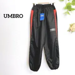 UMBRO トレーニングパンツ ブラック/レッド　160 裏布メッシュ