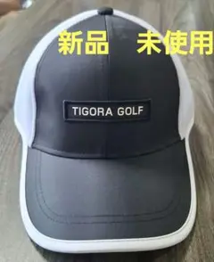 TIGORA GOLF メッシュキャップ 黒/白
