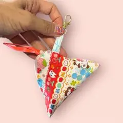 三角キーポーチ レトロ パンダ 大人カワイイ