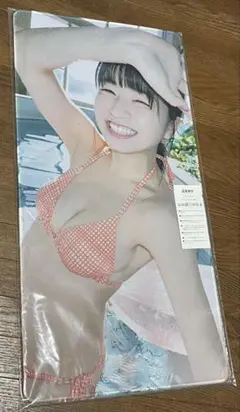 未開封★佐々木ほのか　約60x30cm 水着　ラバーデスクマット　マウスパッド