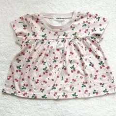 【セール】さくらんぼ　いちご　半袖Tシャツ 80サイズ