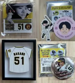 阪神タイガースシークレットグッズ　中野選手セット