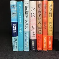 渡辺淳一　まとめ売り　単行本　ハードカバー　7冊