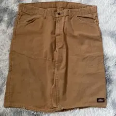 ディッキーズ　ハーフパンツ　デニム　ブラウン　ショートパンツ　90s 80s