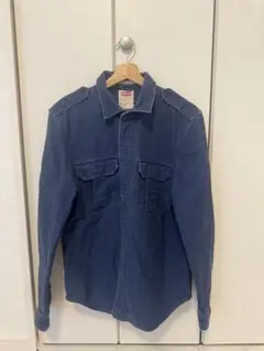 Levi's ネイビー デニム長袖シャツ