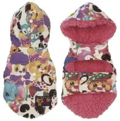 クレイジーゴーゴー 中綿ジャケット ピンク 犬服 S 小型犬用