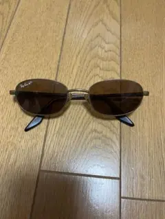 Ray-Ban オーバル型 サングラス ブラウンレンズ