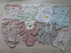 ベビー服8着セット（ロンパース・カバーオール）