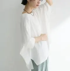 Green Parksショコラフィネローブ　冷やっとすずやかドルマンプルオーバー