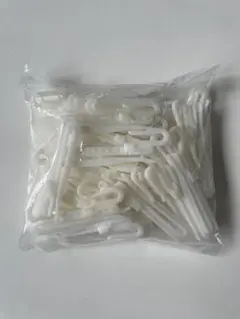 【カーテンフック 白 まとめ売り42個】