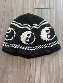 pomul Mサイズ　ハット　ブラック　yinyang 陰陽　陰陽マーク