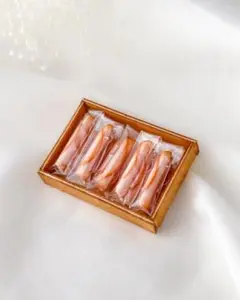 手のひらサイズの洋菓子　苺味　ミニチュア　シガレットクッキー 10本セット
