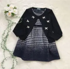 【美品】TOCCA BeBe アンサンブル ワンピース お嬢様セットアップ