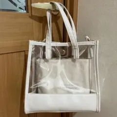 美品✨Honeys✨クリアトートバッグ 3WAY （推し活　雨対策）