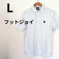 FJ 　ゴルフウエア ポロシャツ　Lサイズ ユーズド品　フットジョイ