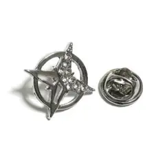 pin-2100　ラペルピン★ピンズ　星　ツインクル　スター　煌めき　シルバー