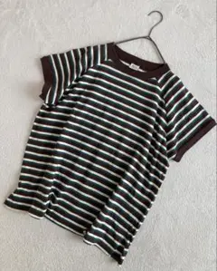 サムシング　SOMETHING 半袖　Tシャツ　ボーダー　Lサイズ　春夏