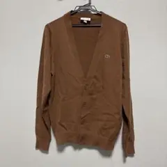 LACOSTE ブラウン カーディガン US S