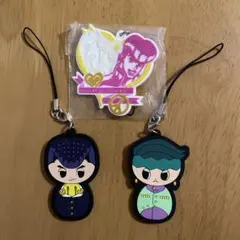 ジョジョの奇妙な冒険　東方仗助／岸部露伴 ラバーストラップ 2個＋1個セット
