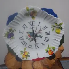 オシャレな絵ざら置時計ネイチャー