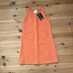 未使用タグ付♡アニエスベー♡ハートポケットジャンパースカート 120