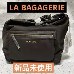 ✨新品未使用✨LA BAGAGERIE ショルダーバッグ ダークブラウン