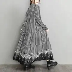 シマウマ柄レトロストライプパッチワーク❤️オーバーサイズビッグ