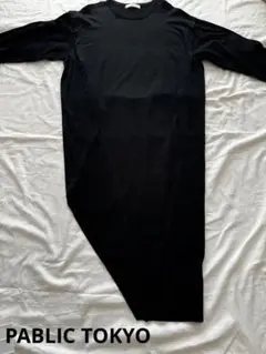 PABLIC TOKYO アシンメトリー ロング カットソー
