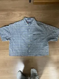 chaps チェックシャツ　短丈