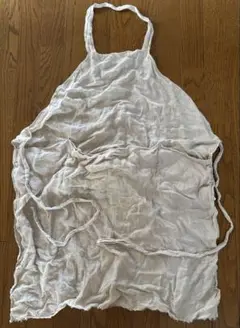 ダニエラグレジス　リネンのエプロン　タグ付き新品 ダニエラグレジスリネンのエプロンタグ付き新品
