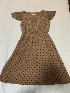 ワンピース アナトリエ ドットワンピース 36