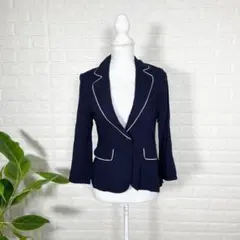 【MISCH MASCH】ミッシュマッシュ テーラードジャケット(M)ネイビー
