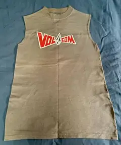 VOLCOM ノースリーブTシャツ ブラウン