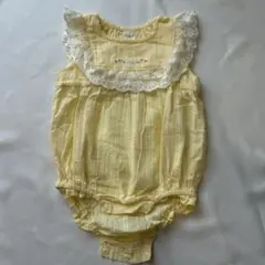 Cottoli 70サイズ　ノースリーブロンパース　フリル