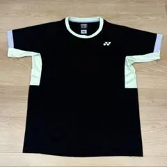 美品 YONEX テニスウェア 黒/ミントグリーン Lサイズ