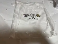 牛沢　手書きデザインTシャツ　白　L