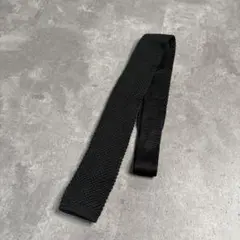 Japan vintage basic design knit necktie