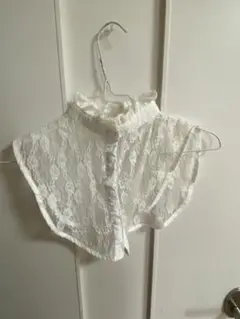 つけ襟 フリル付き