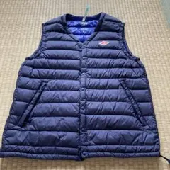 クリーニング済み☆ダントン ダウンベスト 38サイズ