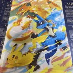 A4クリアファイル バトルスタート! ピカチュウ ルカリオ リザードン