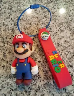 マリオ フィギュア型ストラップ スーパーマリオブラザーズ 任天堂
