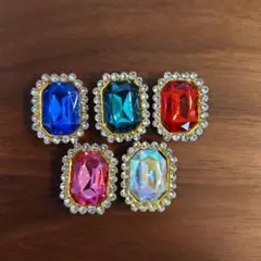 ビジューパーツ 5個セット