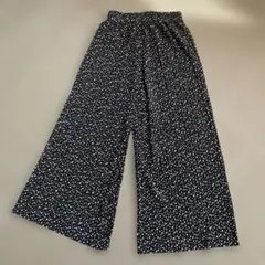 最終価格✨柄 ワイドパンツ Mサイズ