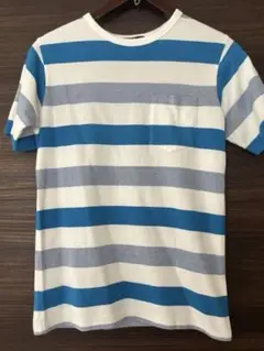 SHIPS ＭＡＤＥ　ＩＮ　ＪＡＰＡＮ　ミニパイル／ボーダー　ポケットＴシャツ