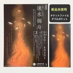速水御舟　チケットファイル　「炎舞」　1枚　フライヤー1枚