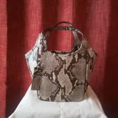 ◉美品◉MARCO MASI パイソンプリント・ミニバッグ