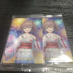 ウエハース夏色まつり カード 2枚セット