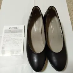 ECCO ブラック フラットパンプス 37